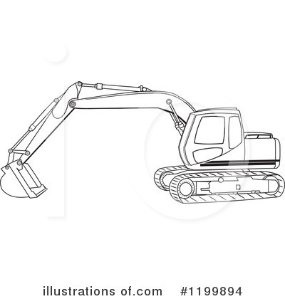 Royalty-Free (RF) Tractor Clipart Illustration by djart - Stock Sample #1199894