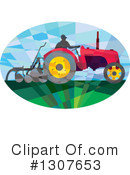 Tractor Clipart #1307653 by patrimonio