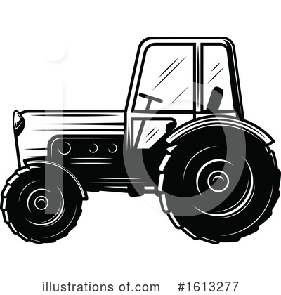 Royalty-Free (RF) Tractor Clipart Illustration by Vector Tradition SM - Stock Sample #1613277