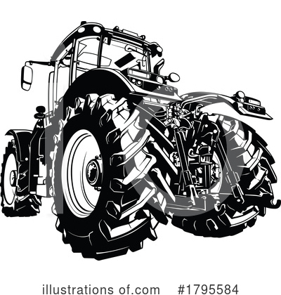 Royalty-Free (RF) Tractor Clipart Illustration by dero - Stock Sample #1795584