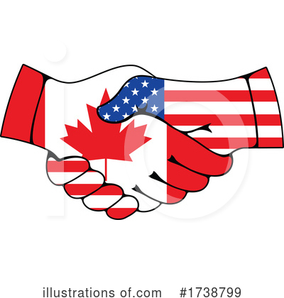 Canadian Flag Clipart #1738799 by Vector Tradition SM