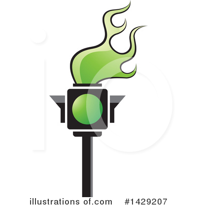 Royalty-Free (RF) Traffic Light Clipart Illustration by Lal Perera - Stock Sample #1429207