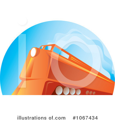 Royalty-Free (RF) Train Clipart Illustration by patrimonio - Stock Sample #1067434