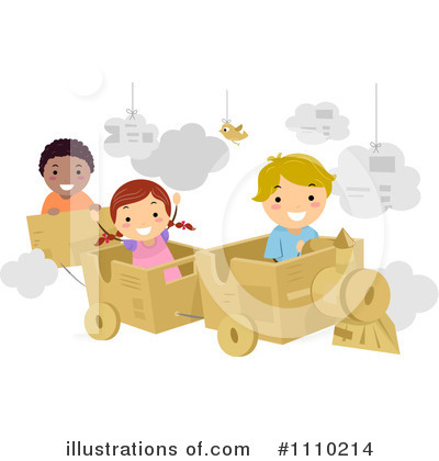 Royalty-Free (RF) Train Clipart Illustration by BNP Design Studio - Stock Sample #1110214