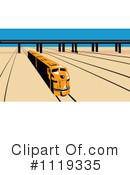Train Clipart #1119335 by patrimonio
