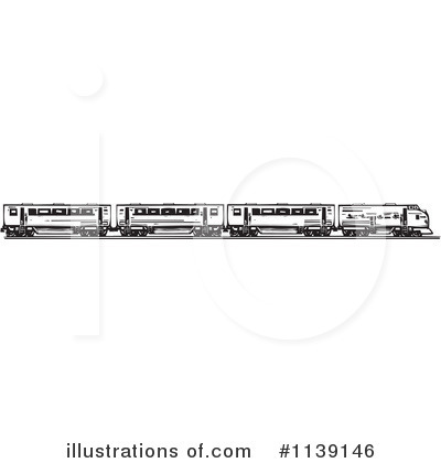 Royalty-Free (RF) Train Clipart Illustration by xunantunich - Stock Sample #1139146