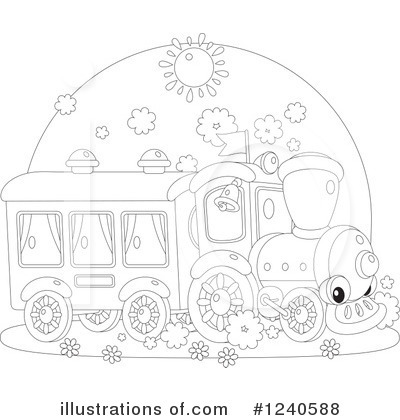 Coloring Page Clipart #1240588 by Alex Bannykh