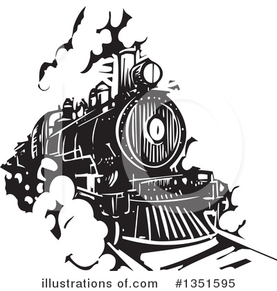 Royalty-Free (RF) Train Clipart Illustration by xunantunich - Stock Sample #1351595