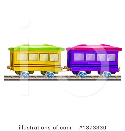 Royalty-Free (RF) Train Clipart Illustration by merlinul - Stock Sample #1373330