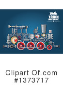 Train Clipart #1373717 by Vector Tradition SM