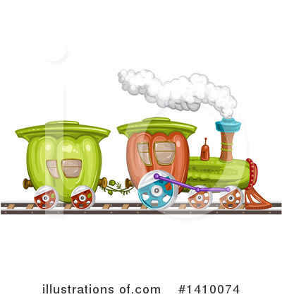 Royalty-Free (RF) Train Clipart Illustration by merlinul - Stock Sample #1410074