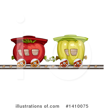 Royalty-Free (RF) Train Clipart Illustration by merlinul - Stock Sample #1410075