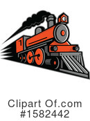 Train Clipart #1582442 by patrimonio