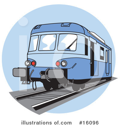 Royalty-Free (RF) Train Clipart Illustration by Andy Nortnik - Stock Sample #16096