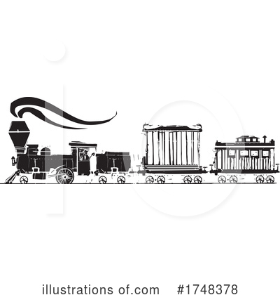 Royalty-Free (RF) Train Clipart Illustration by xunantunich - Stock Sample #1748378