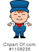 Train Engineer Clipart #1108236 by Cory Thoman