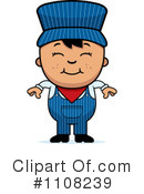 Train Engineer Clipart #1108239 by Cory Thoman