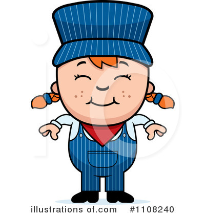 Train Engineer Clipart #1108240 by Cory Thoman