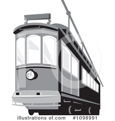 Royalty-Free (RF) Tram Clipart Illustration by patrimonio - Stock Sample #1098991