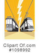Trams Clipart #1098992 by patrimonio