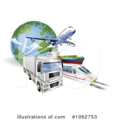 Airplane Clipart #1062753 by AtStockIllustration