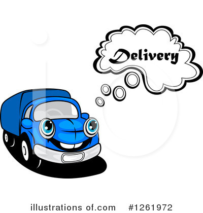 Moving Van Clipart #1261972 by Vector Tradition SM