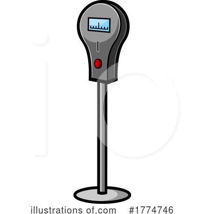 Parking Meter Clipart #1774746 by Hit Toon