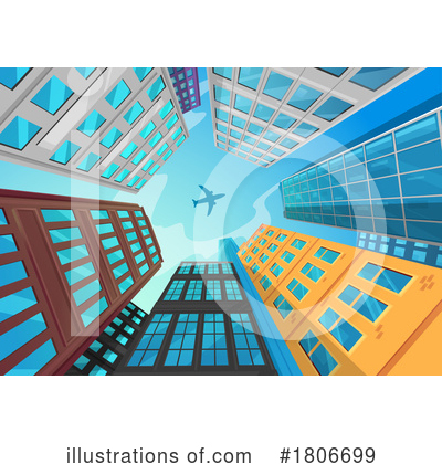 Skyscrapers Clipart #1806699 by Vector Tradition SM