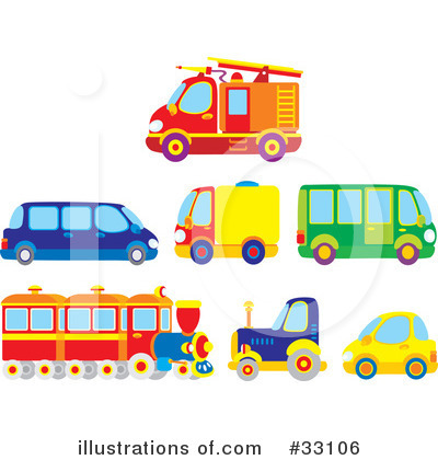 Royalty-Free (RF) Transportation Clipart Illustration by Alex Bannykh - Stock Sample #33106