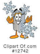 Trash Can Character Clipart #12742 by Mascot Junction
