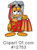 Trash Can Character Clipart #12753 by Mascot Junction