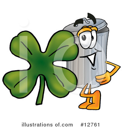 Royalty-Free (RF) Trash Can Character Clipart Illustration by Mascot Junction - Stock Sample #12761