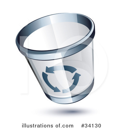 Trash Can Clipart #34130 by beboy