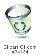 Trash Can Clipart #34134 by beboy