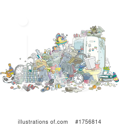 Royalty-Free (RF) Trash Clipart Illustration by Alex Bannykh - Stock Sample #1756814