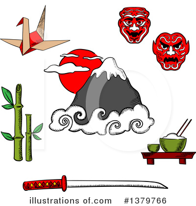 Bamboo Clipart #1379766 by Vector Tradition SM