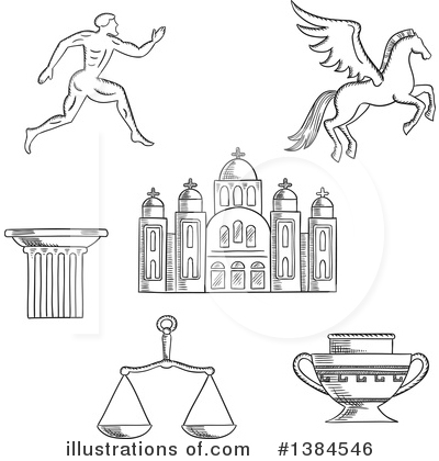 Greece Clipart #1384546 by Vector Tradition SM