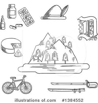 Royalty-Free (RF) Travel Clipart Illustration by Vector Tradition SM - Stock Sample #1384552