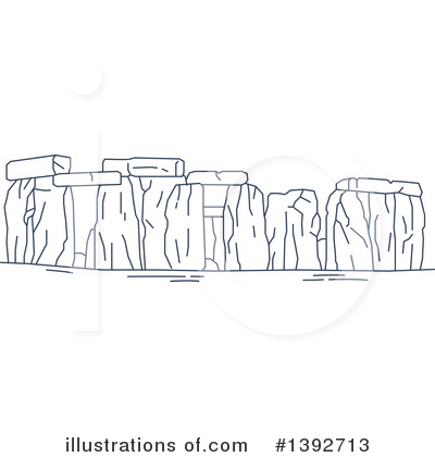 Stonehenge Clipart #1392713 by Vector Tradition SM