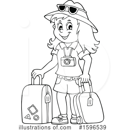 Luggage Clipart #1596539 by visekart