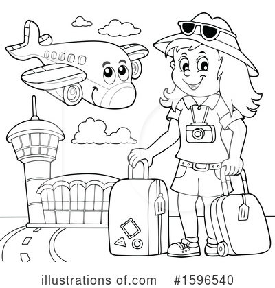 Luggage Clipart #1596540 by visekart