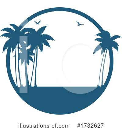 Palm Tree Clipart #1732627 by Vector Tradition SM