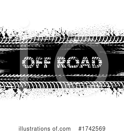 Tire Tracks Clipart #1742569 by Vector Tradition SM