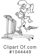 Treadmill Clipart #1044449 by toonaday