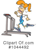 Treadmill Clipart #1044492 by toonaday