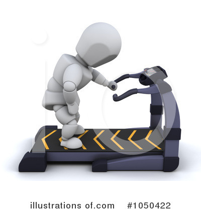 Treadmill Clipart #1050422 by KJ Pargeter