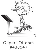 Treadmill Clipart #438547 by toonaday