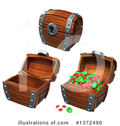 Treasure Chest Clipart #1372490 by Tonis Pan