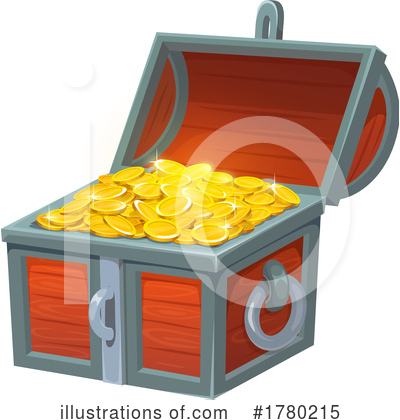 Royalty-Free (RF) Treasure Chest Clipart Illustration by Vector Tradition SM - Stock Sample #1780215