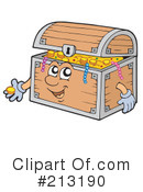 Treasure Chest Clipart #213190 by visekart